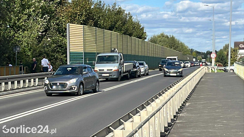 Zderzenie na ul. Parkowej w Gorlicach (18.09)