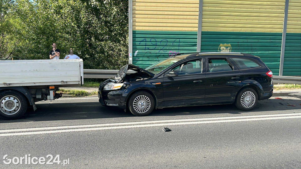 Zderzenie na ul. Parkowej w Gorlicach (18.09)