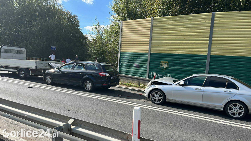 Zderzenie na ul. Parkowej w Gorlicach (18.09)