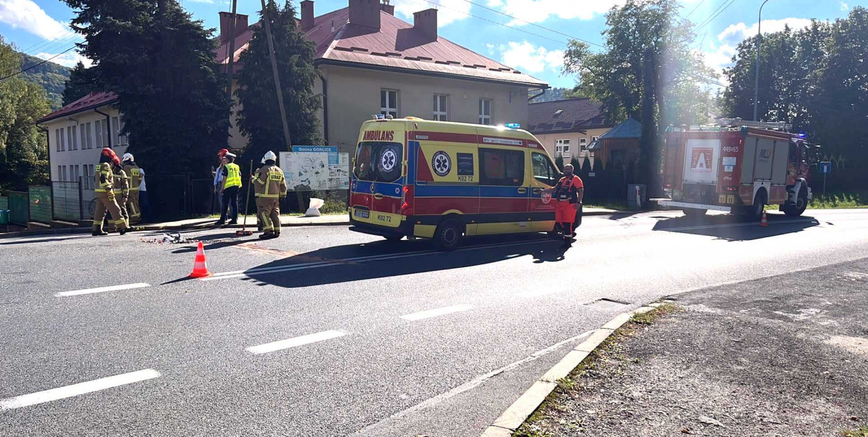 Zdarzenie drogowe w Szymbarku (19.09)