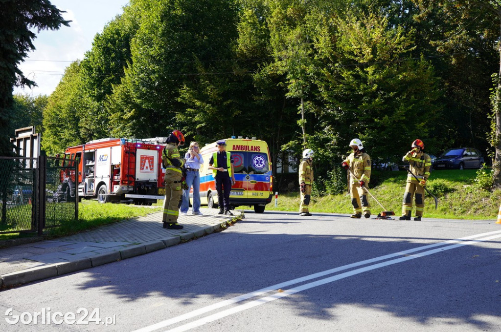 Zdarzenie drogowe w Szymbarku (19.09)