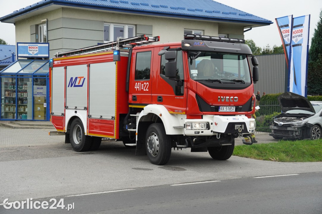 Kolizja obok BP (23.09)