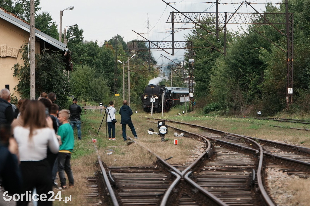 Pociąg retro w Gorlicach (28.09.)