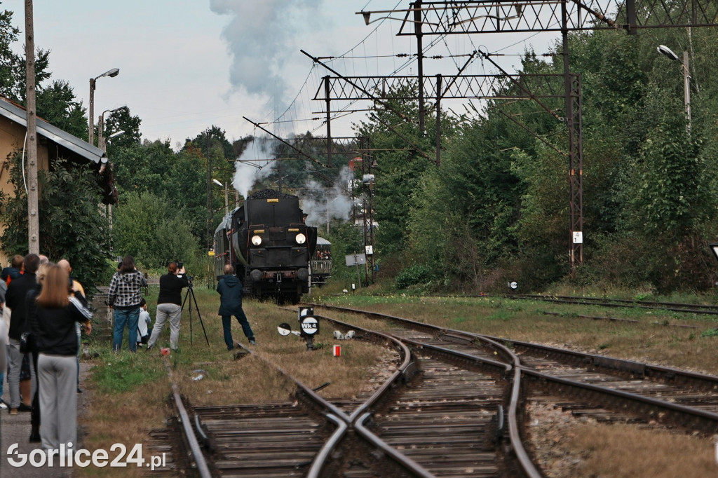 Pociąg retro w Gorlicach (28.09.)