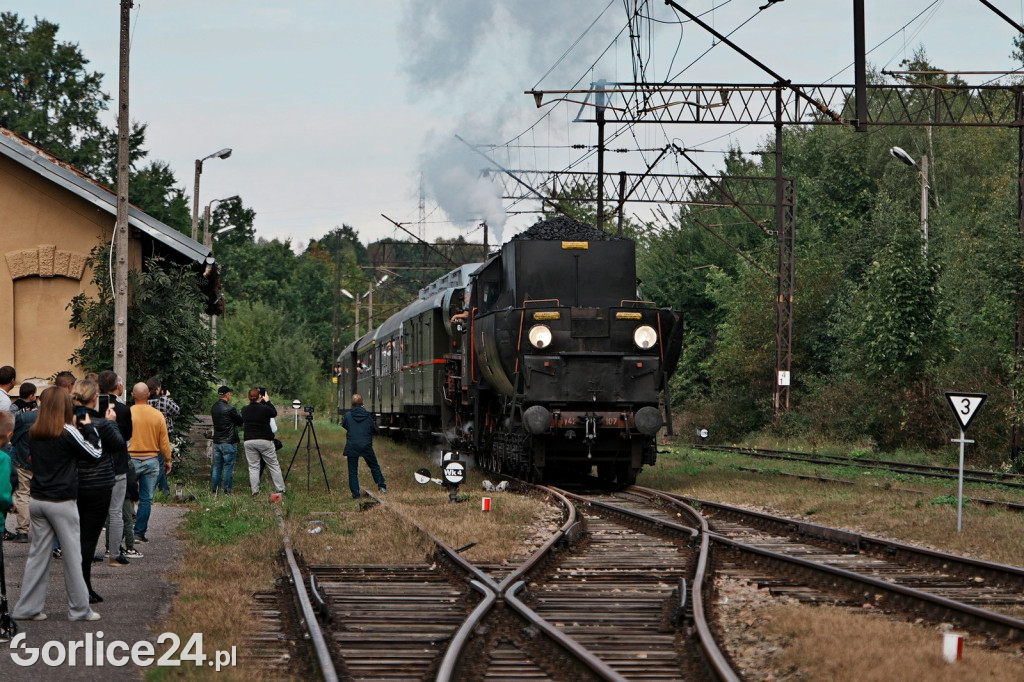 Pociąg retro w Gorlicach (28.09.)