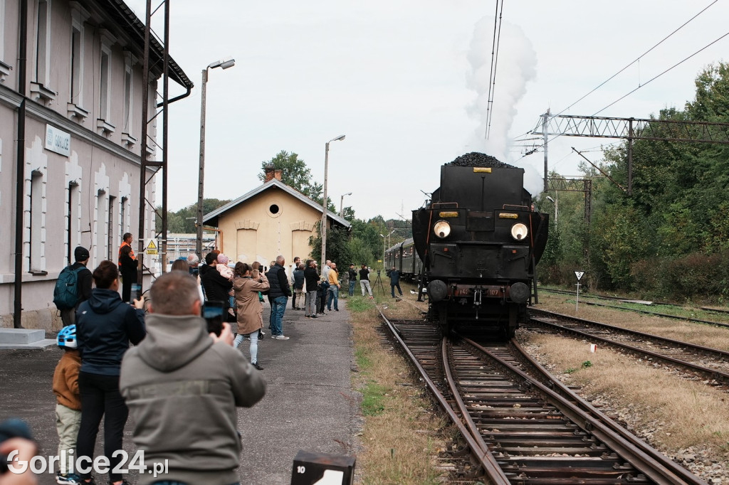 Pociąg retro w Gorlicach (28.09.)