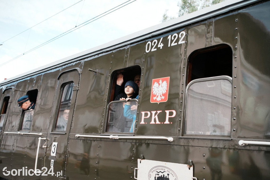 Pociąg retro w Gorlicach (28.09.)