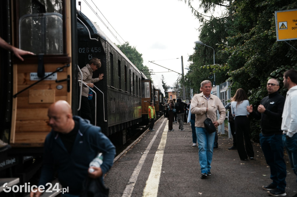 Pociąg retro w Gorlicach (28.09.)