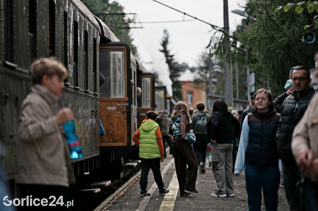 Pociąg retro w Gorlicach (28.09.)