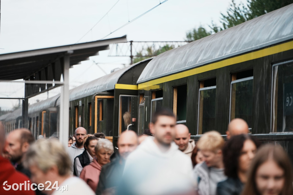 Pociąg retro w Gorlicach (28.09.)