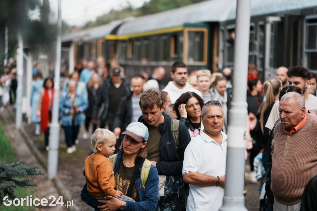Pociąg retro w Gorlicach (28.09.)