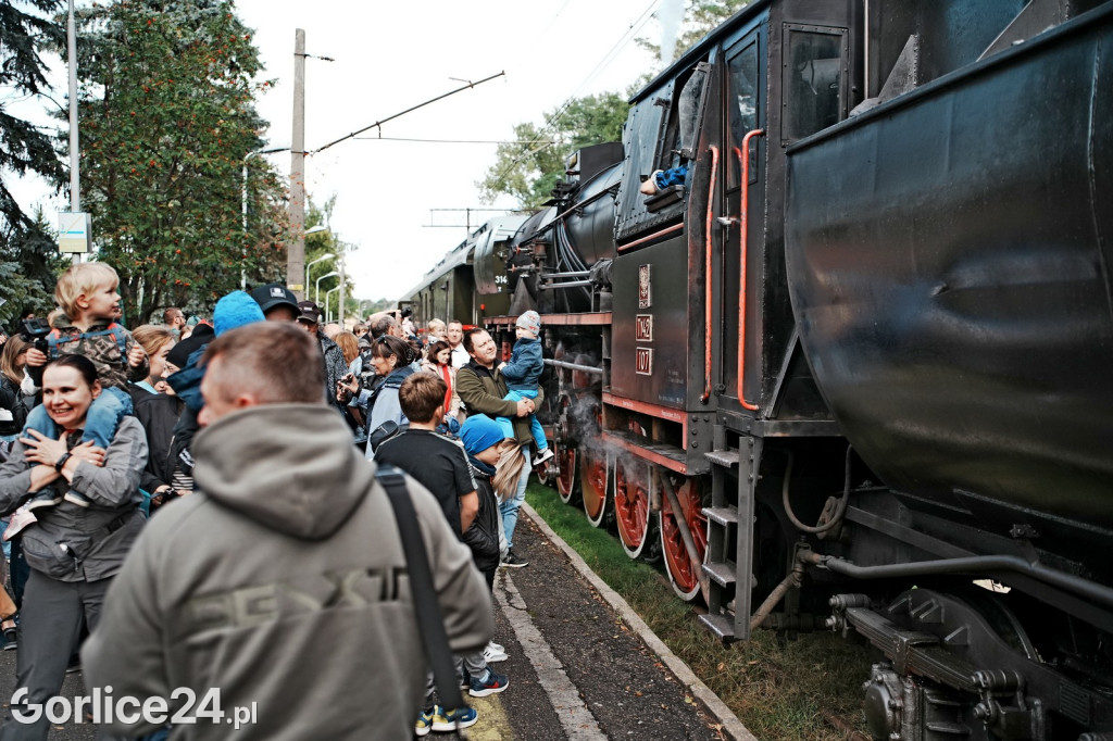 Pociąg retro w Gorlicach (28.09.)