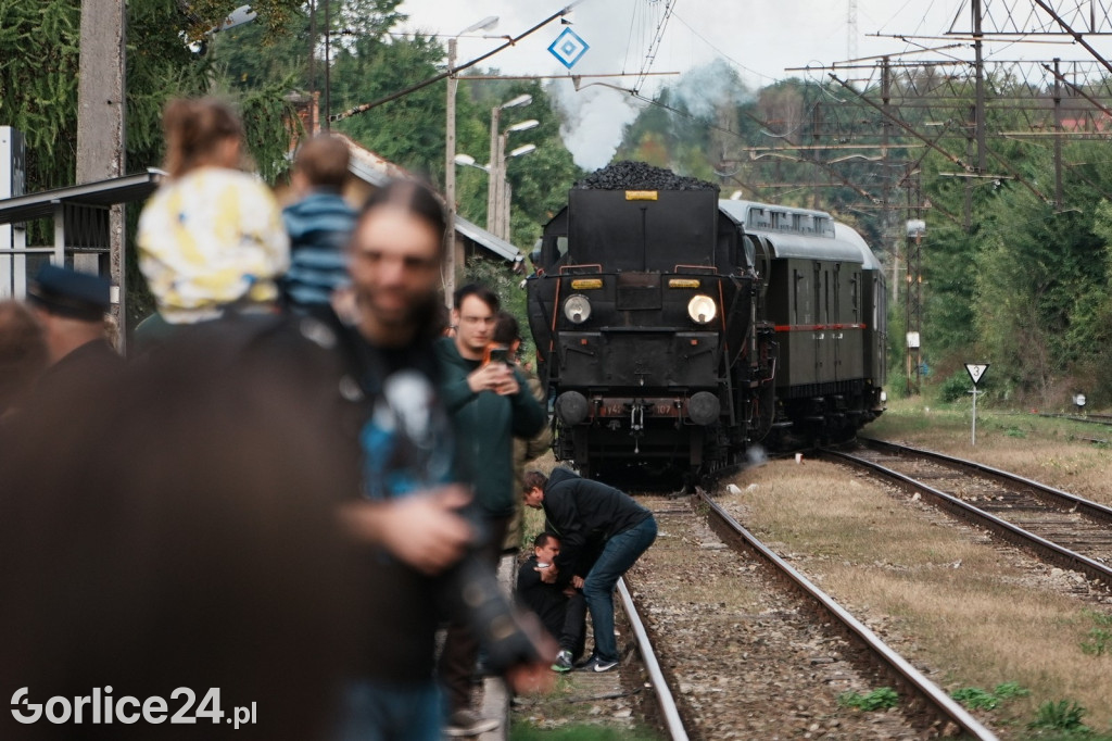 Pociąg retro w Gorlicach (28.09.)