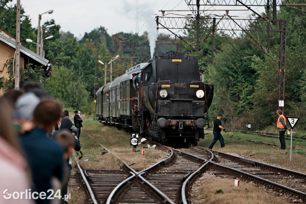 Pociąg retro w Gorlicach (28.09.)