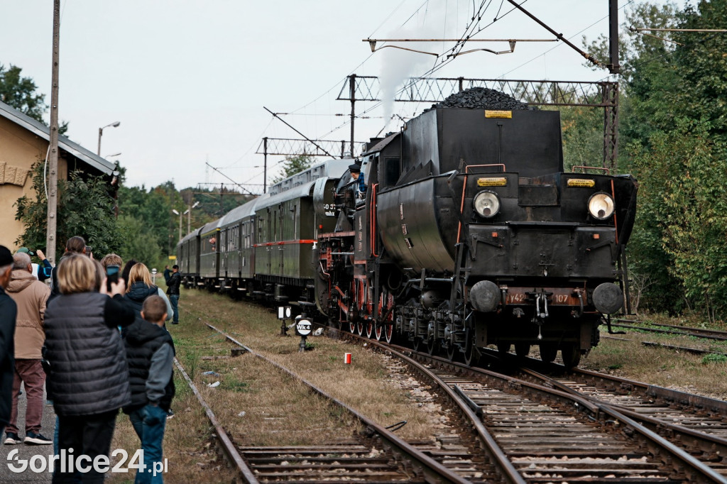 Pociąg retro w Gorlicach (28.09.)