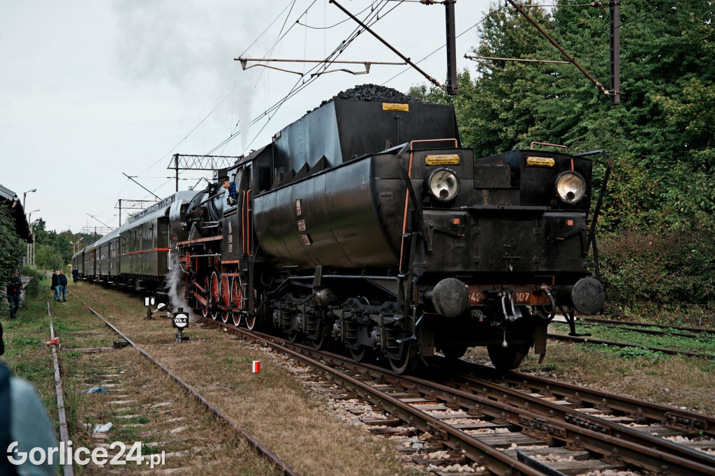 Pociąg retro w Gorlicach (28.09.)