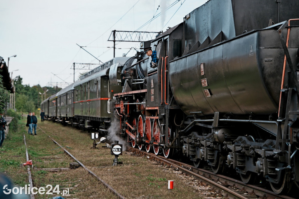 Pociąg retro w Gorlicach (28.09.)