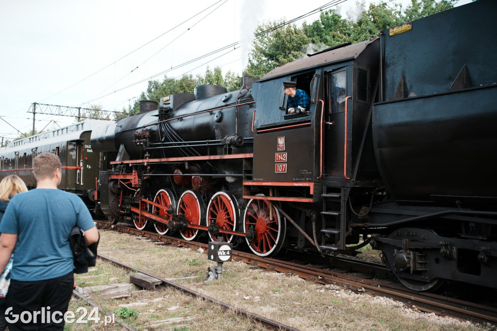 Pociąg retro w Gorlicach (28.09.)