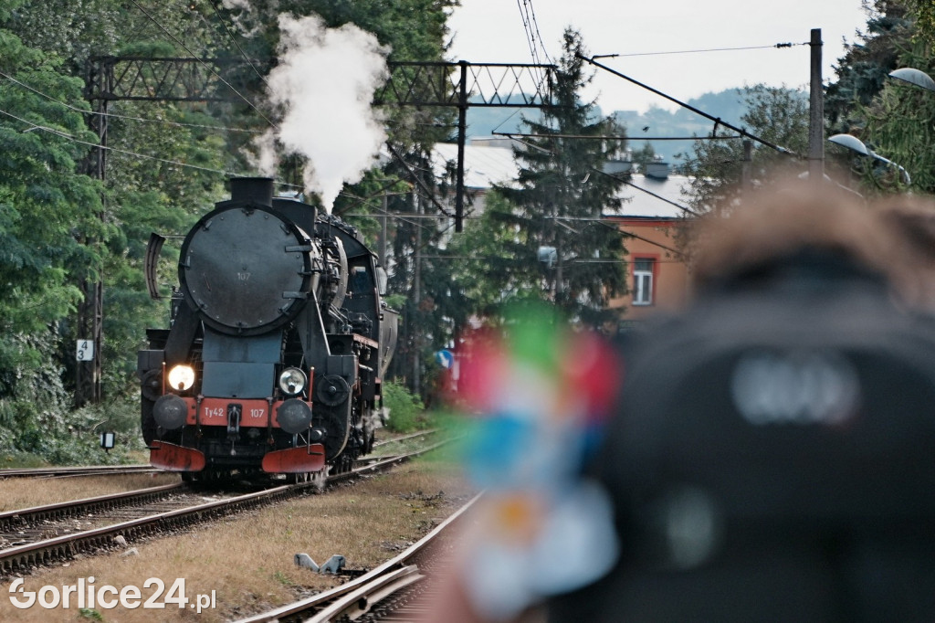 Pociąg retro w Gorlicach (28.09.)