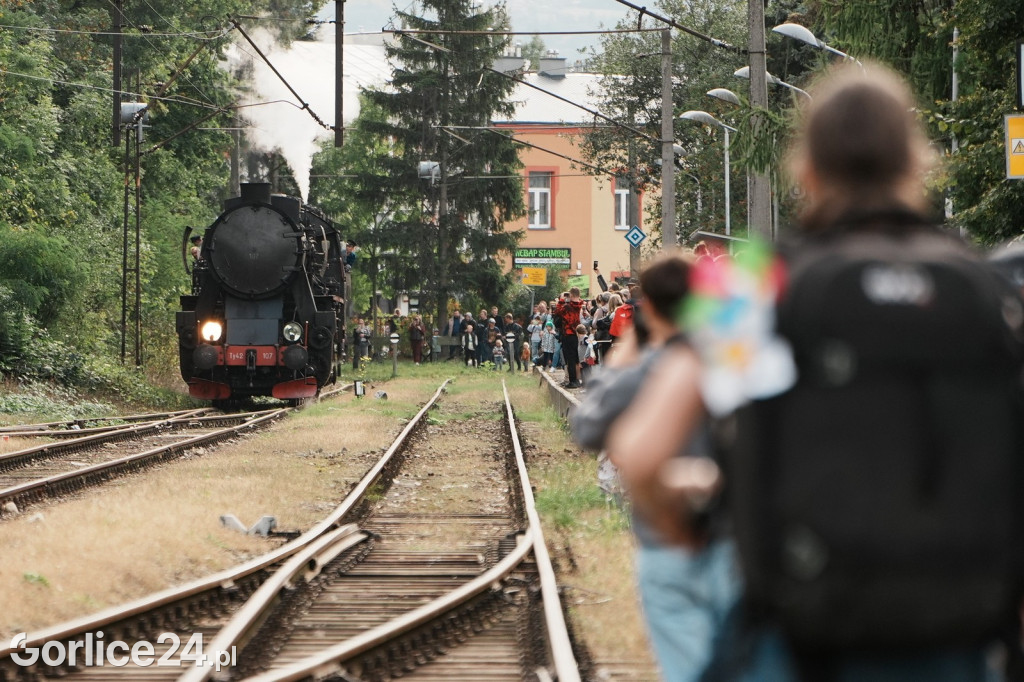 Pociąg retro w Gorlicach (28.09.)