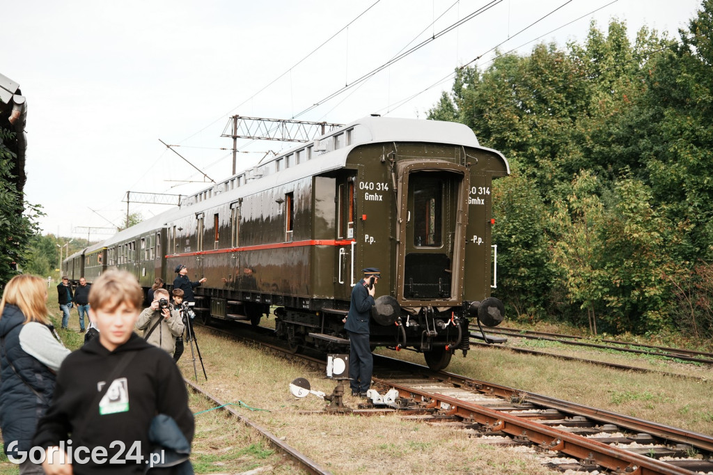 Pociąg retro w Gorlicach (28.09.)