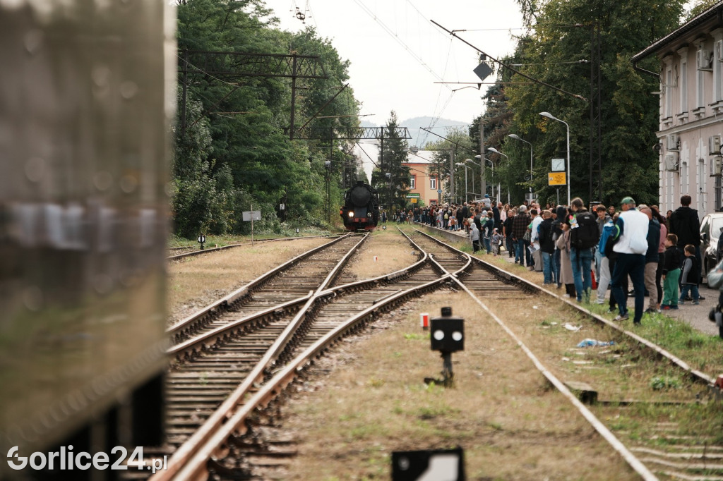 Pociąg retro w Gorlicach (28.09.)