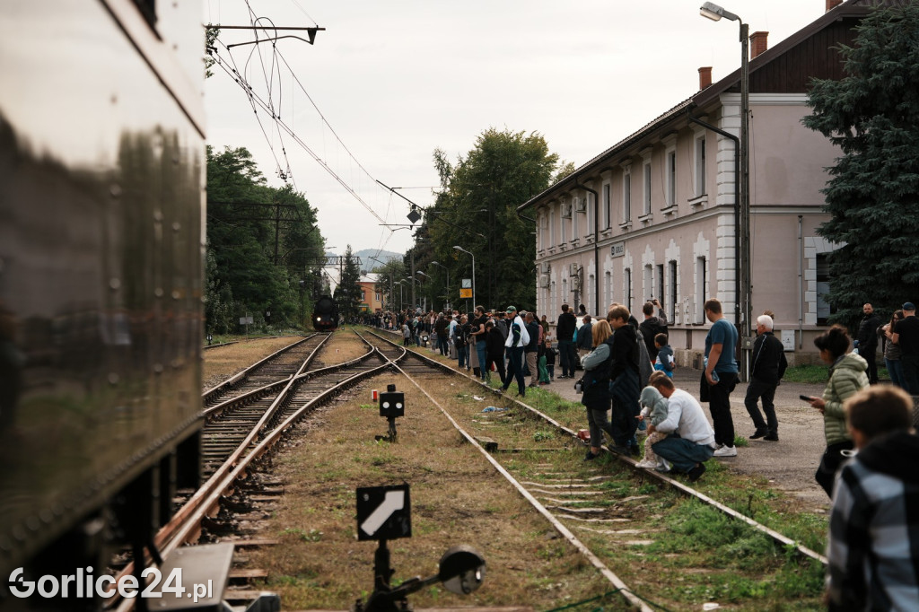 Pociąg retro w Gorlicach (28.09.)