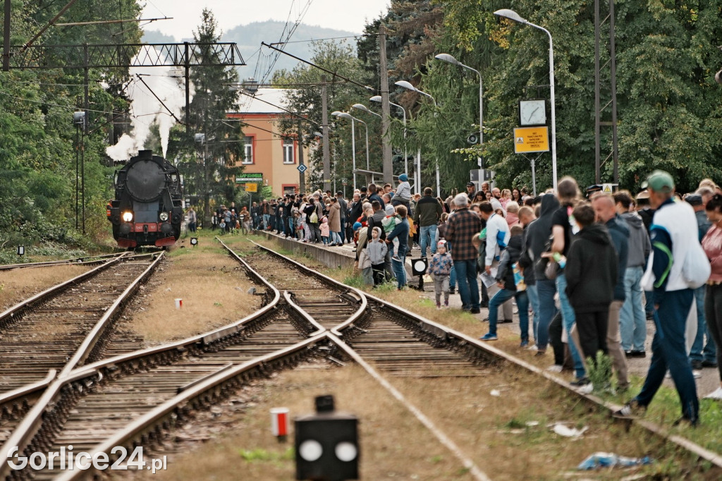 Pociąg retro w Gorlicach (28.09.)
