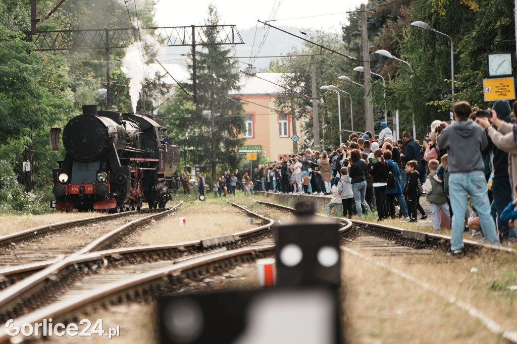 Pociąg retro w Gorlicach (28.09.)