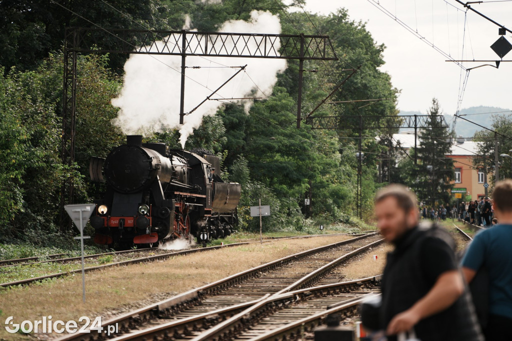 Pociąg retro w Gorlicach (28.09.)