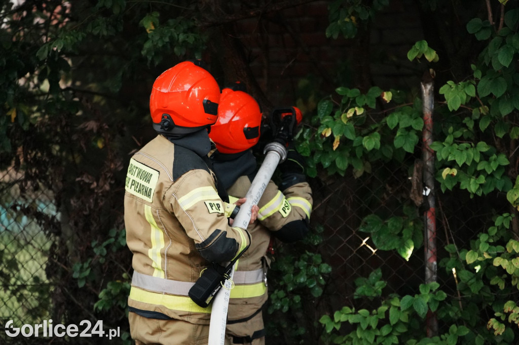 Pożar pustostanu na ul. Szpitalnej