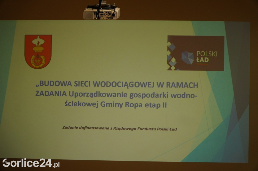 Uroczyste Otwarcie Sieci Wodociągowej w Ropie