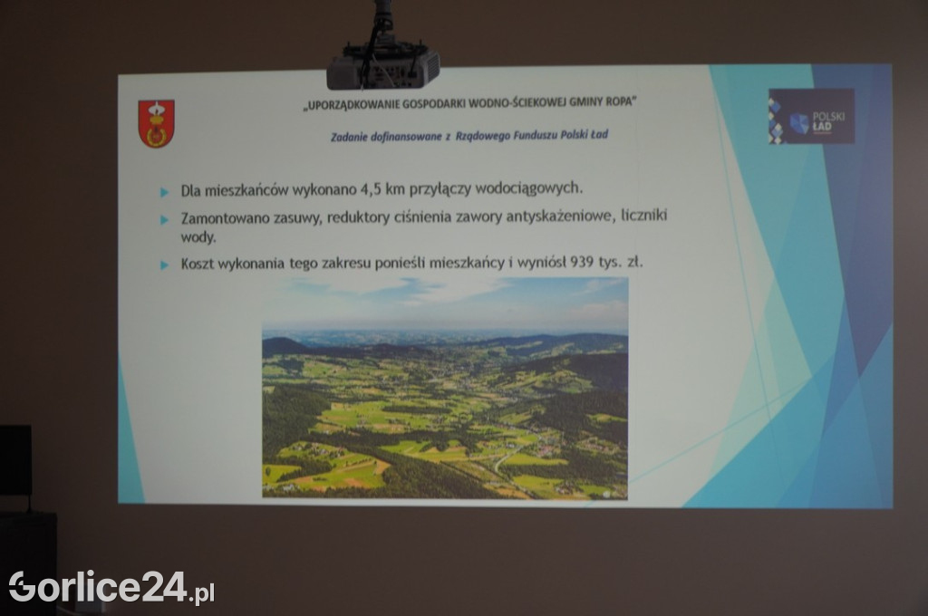 Uroczyste Otwarcie Sieci Wodociągowej w Ropie