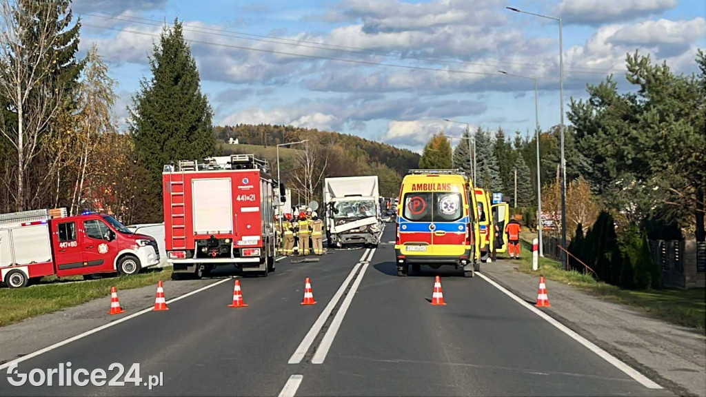 Wypadek w Klęczanach (29.10)