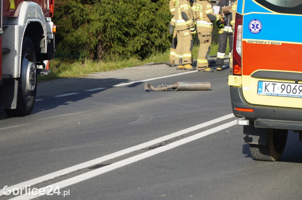 Wypadek w Klęczanach (29.10)