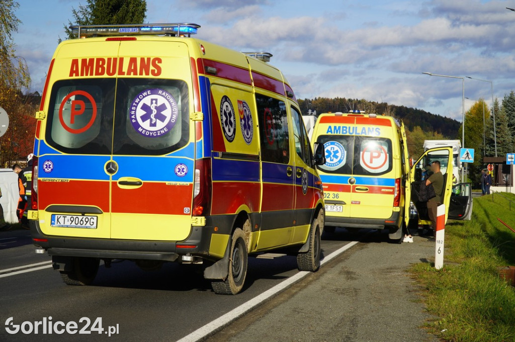 Wypadek w Klęczanach (29.10)