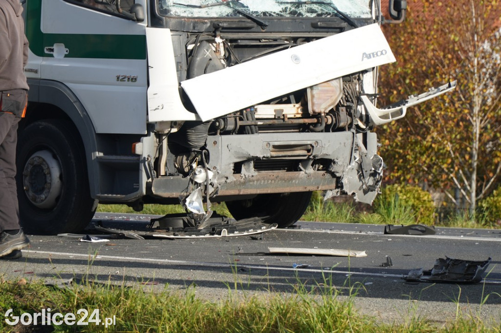 Wypadek w Klęczanach (29.10)