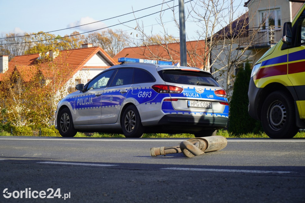 Wypadek w Klęczanach (29.10)