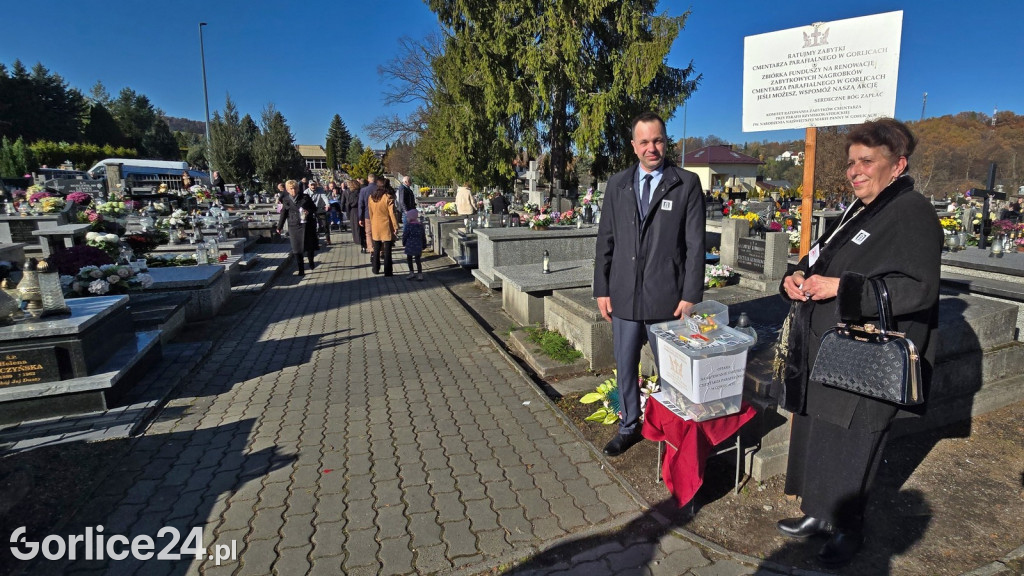 Wszystkich Świętych na gorlickim cmentarzu (01.11.)