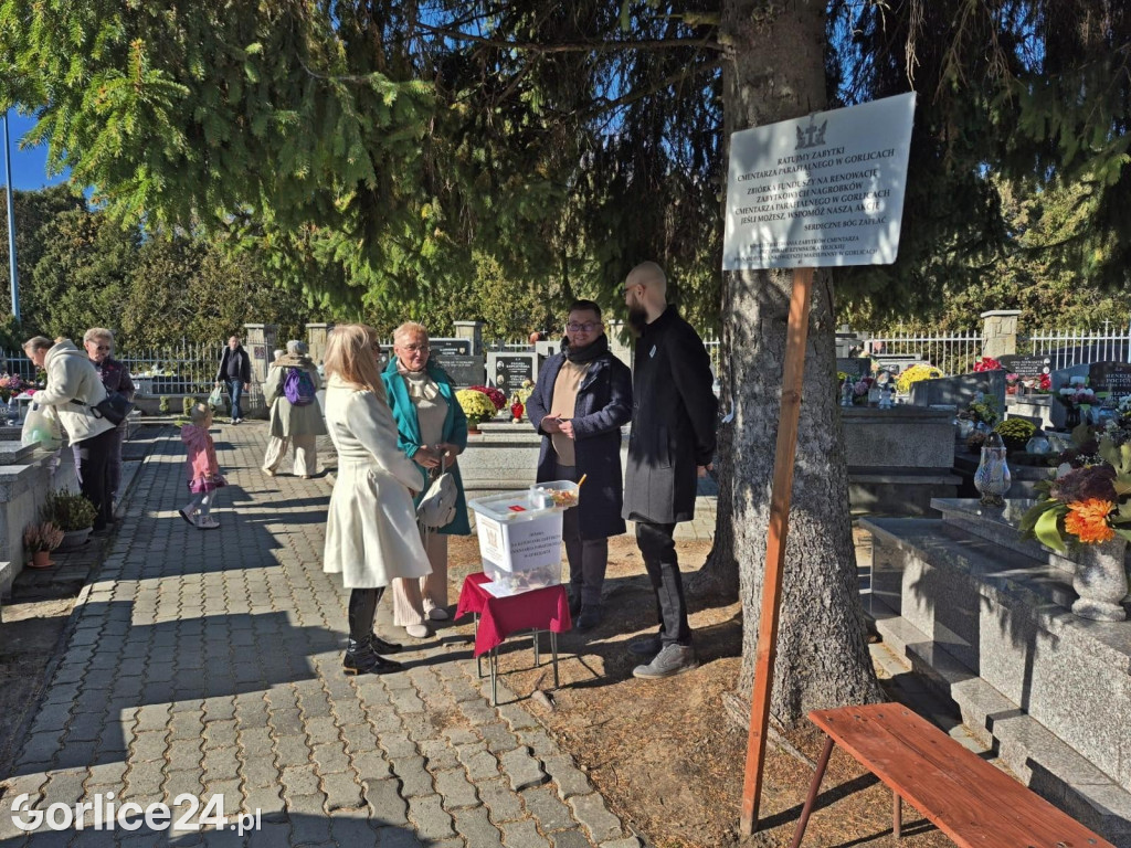 Wszystkich Świętych na gorlickim cmentarzu (01.11.)