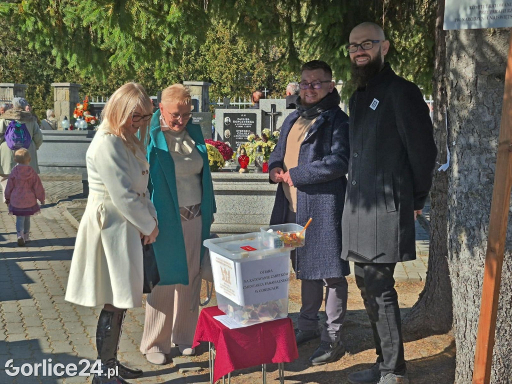 Wszystkich Świętych na gorlickim cmentarzu (01.11.)