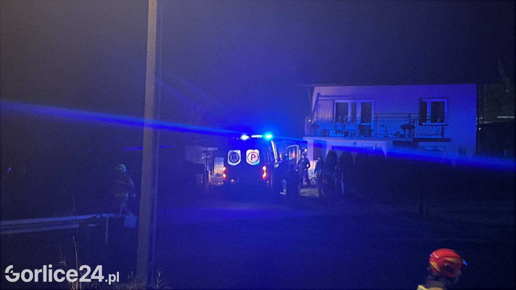 Pożar na ul. Sokolskiej w Gorlicach (06.11)