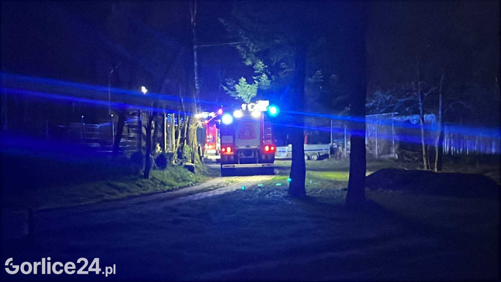 Pożar na ul. Sokolskiej w Gorlicach (06.11)