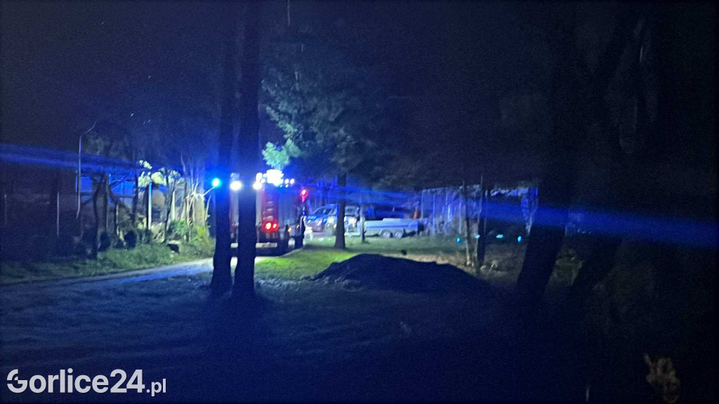 Pożar na ul. Sokolskiej w Gorlicach (06.11)