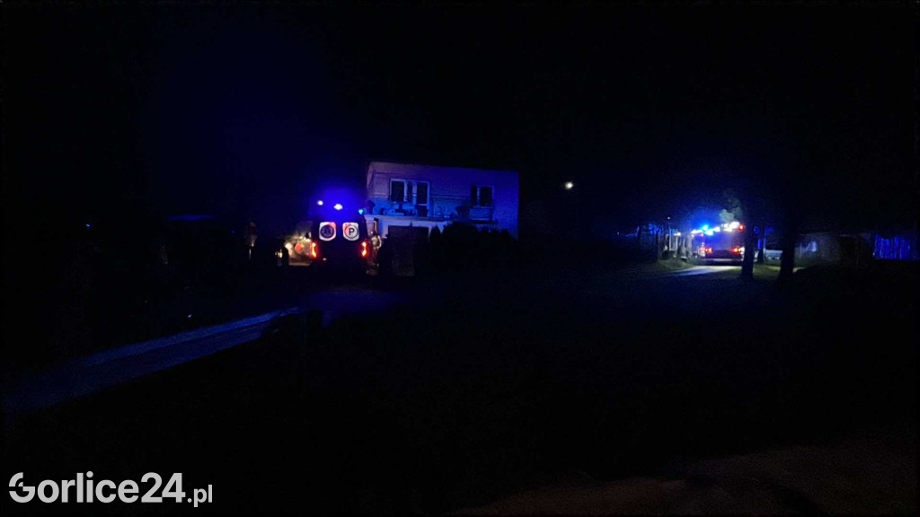 Pożar na ul. Sokolskiej w Gorlicach (06.11)