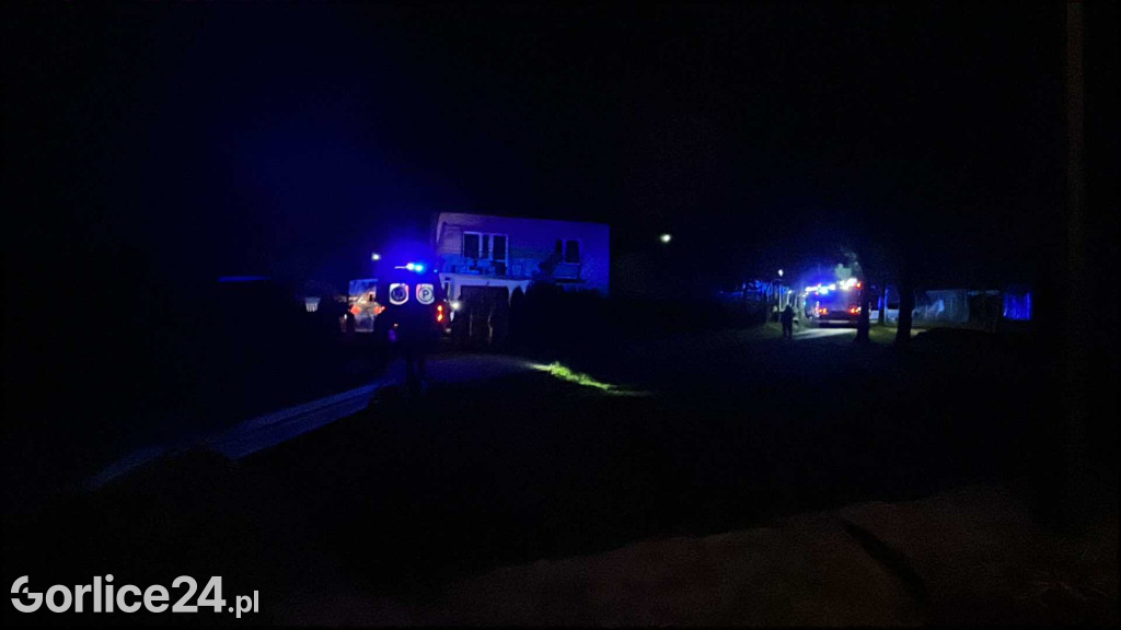 Pożar na ul. Sokolskiej w Gorlicach (06.11)