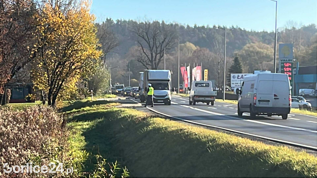 Kolizja na ulicy Bieckiej w Gorlicach (07.11)