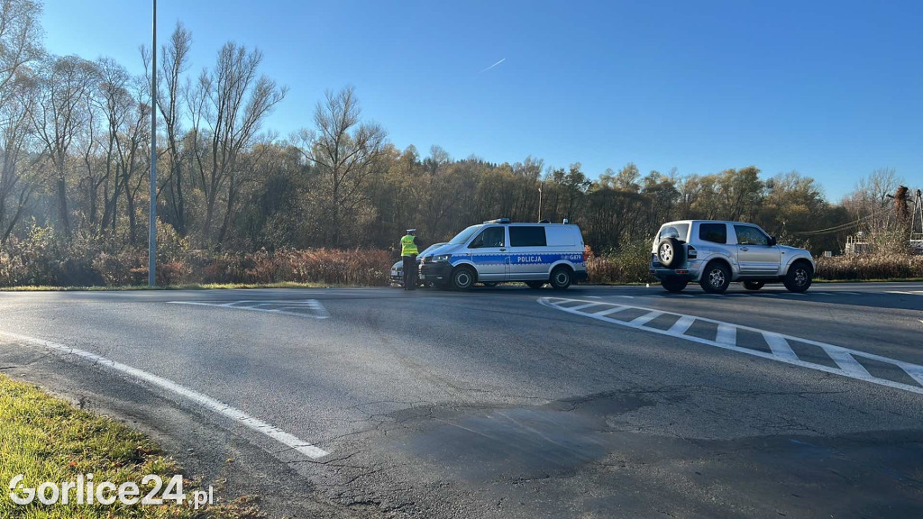 Kolizja na ulicy Bieckiej w Gorlicach (07.11)