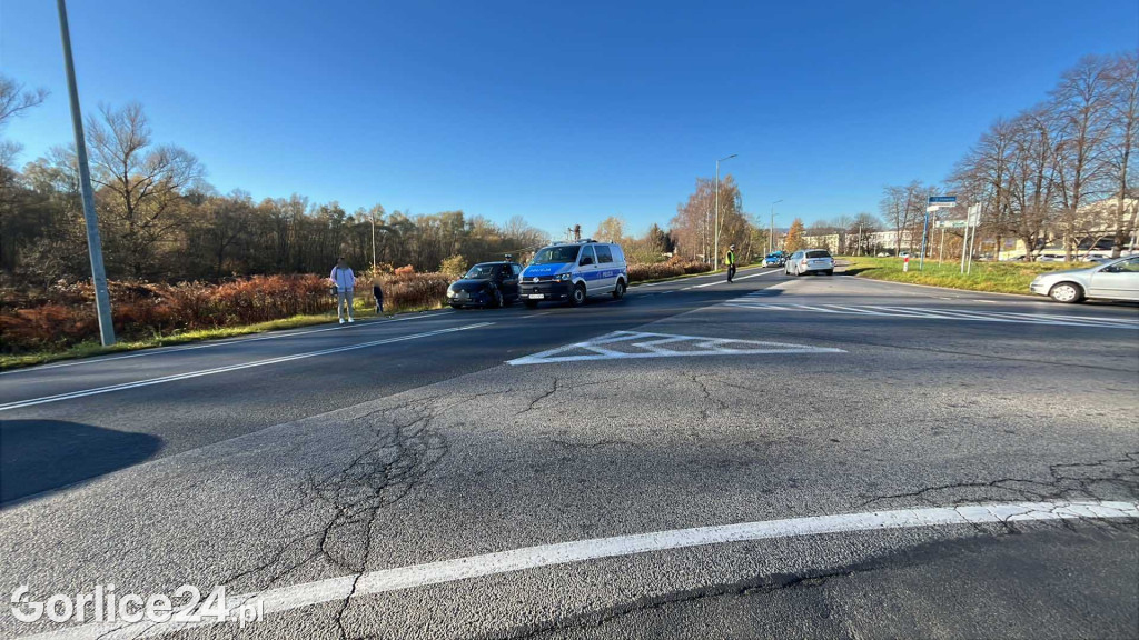 Kolizja na ulicy Bieckiej w Gorlicach (07.11)