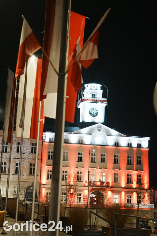Biało-czerwony Ratusz w Gorlicach 2025